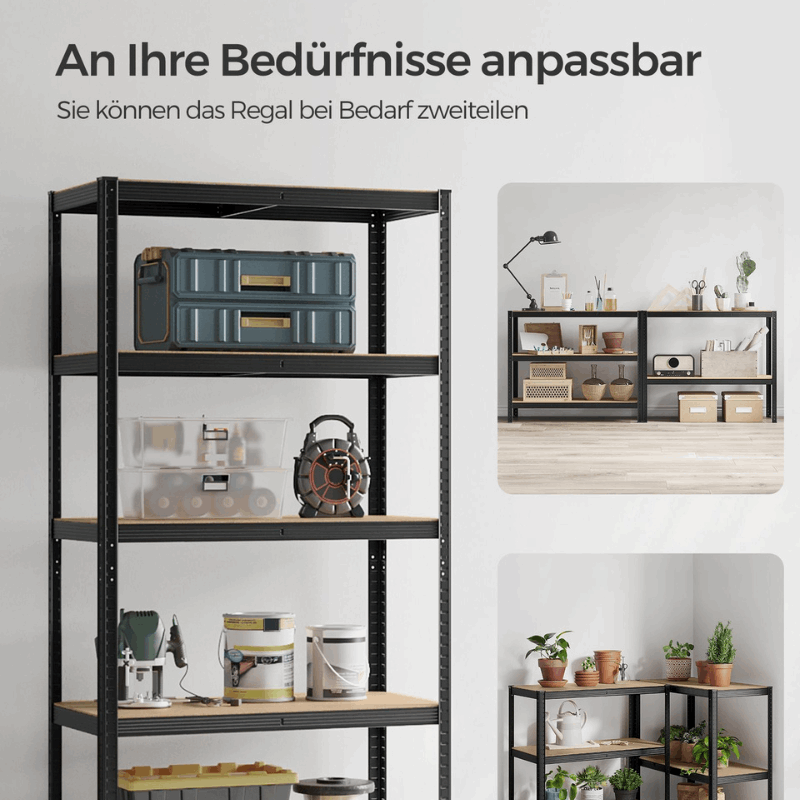 Schwerlastregal - Tobias - 200x100x50cm bis 600 kg belastbar