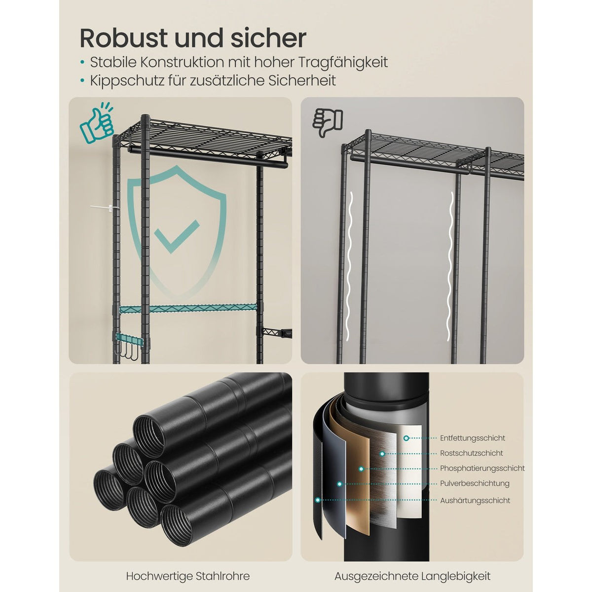 Valentin – Schwarz – Detailansicht 2