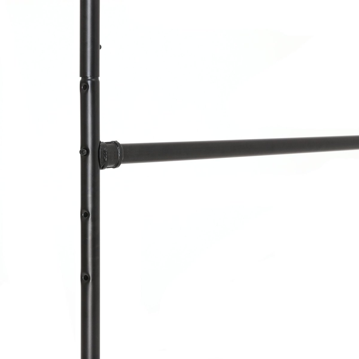 Industriestil Kleiderständer 110kg – Noah - Wasserrohr - Optik mit Rollen - nestful