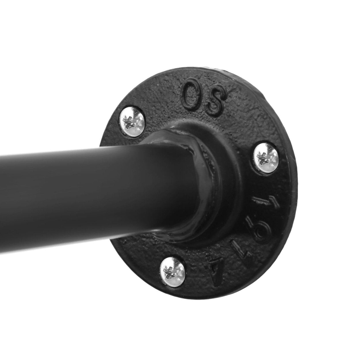Kleiderstange für die Wand 60kg – David - Industriestil aus Eisen - nestful