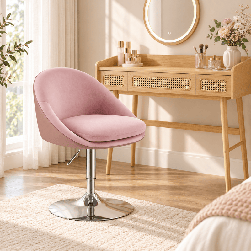 Schminkstuhl Josephine – gepolstert und höhenverstellbar - nestful