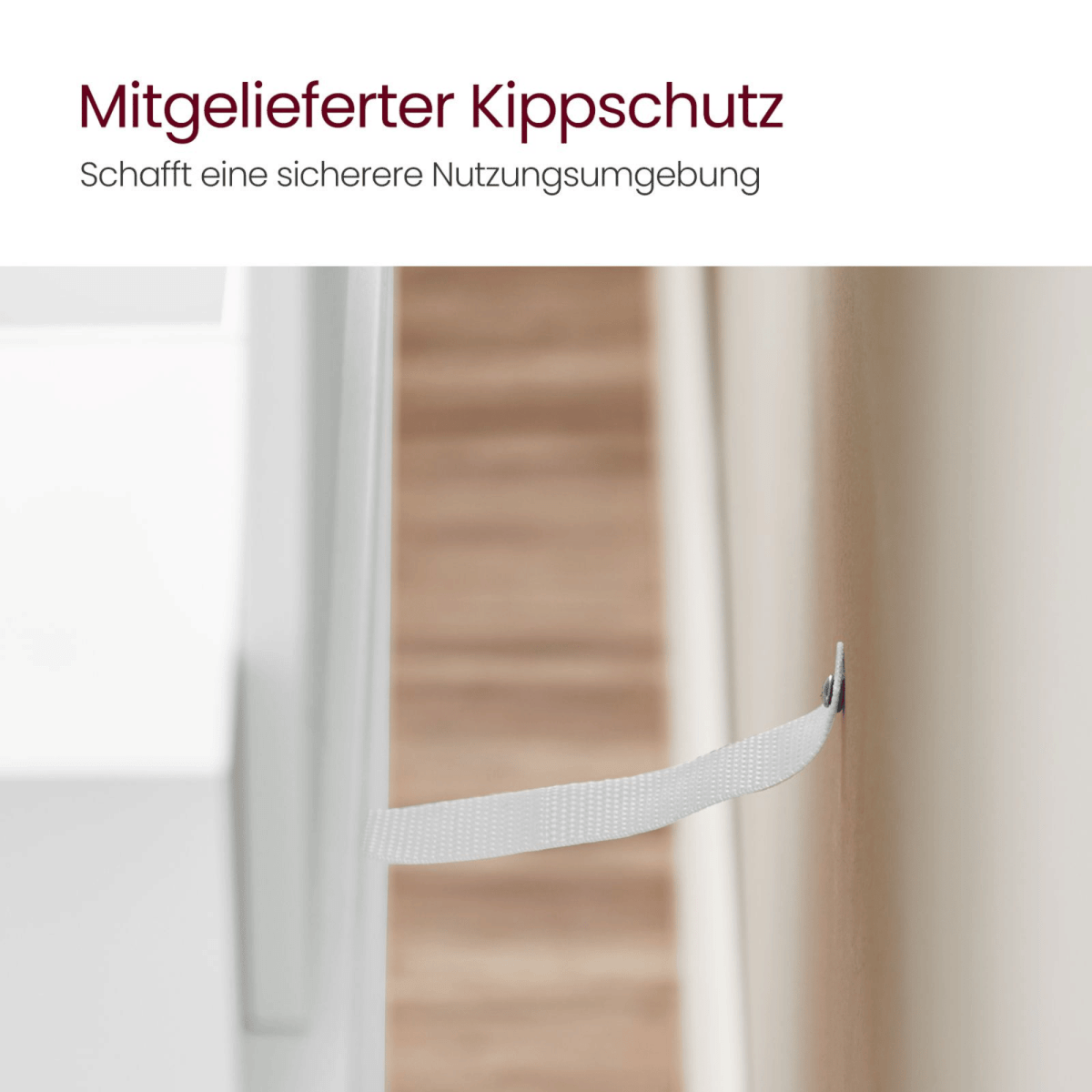 Schminktisch - Aurora - in Weiß mit Ablagen & Spiegel - nestful