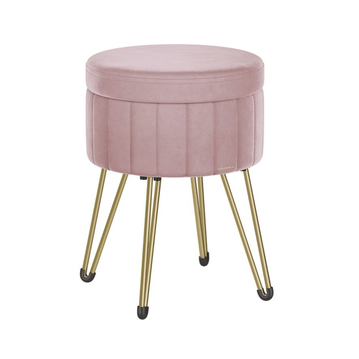 Schminktisch Hocker - Aveline - mit Stauraum, 4 Farben - nestful