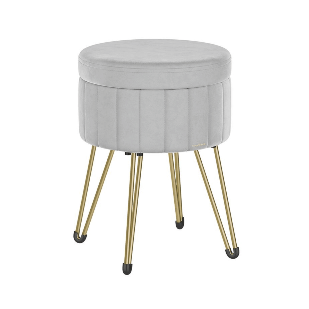 Schminktisch Hocker - Aveline - mit Stauraum, 4 Farben - nestful