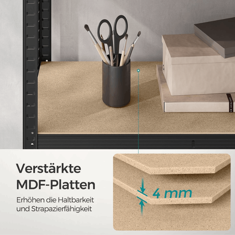 Schwerlastregal - Leon - 150x75x30cm bis 650 kg belastbar - nestful