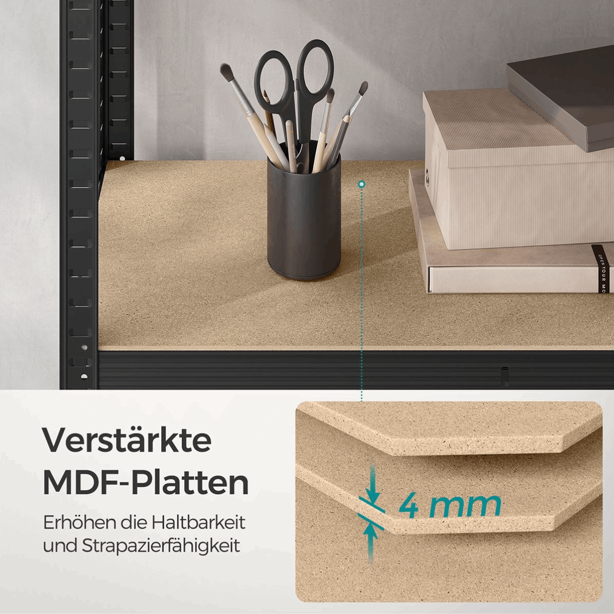 Schwerlastregal - Max Plus - 200x120x60cm bis 875 kg belastbar - 2er Set - nestful
