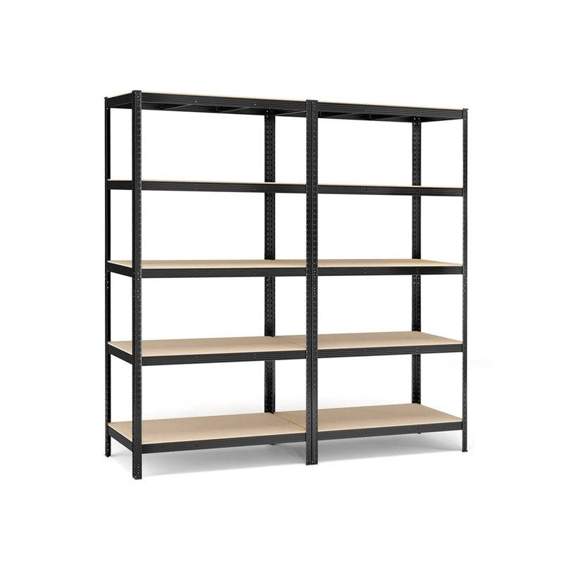 Schwerlastregal - Max Plus - 200x120x60cm bis 875 kg belastbar - 2er Set - nestful