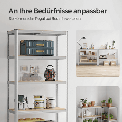 Schwerlastregal - Tobias - 200x100x50cm bis 600 kg belastbar