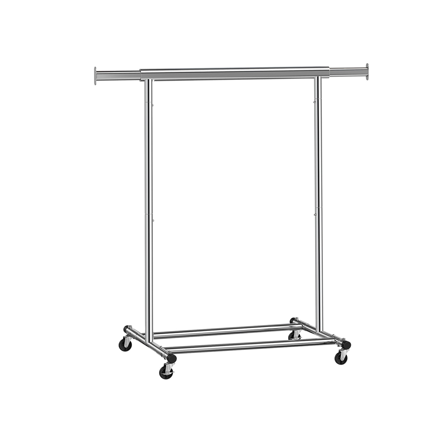 Heavy-duty clothes rack 90kg – extendable with wheels