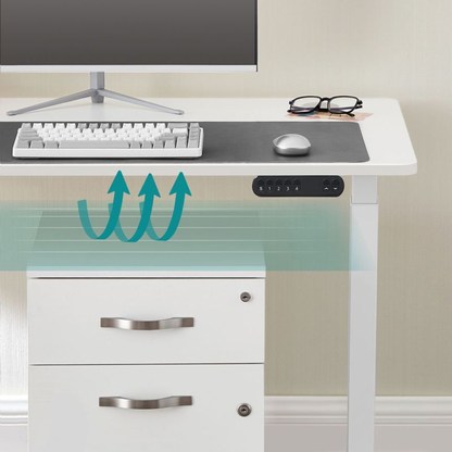 Elektrisch höhenverstellbares Schreibtischgestell 175 × 60 cm – Nova – Doppelmotor