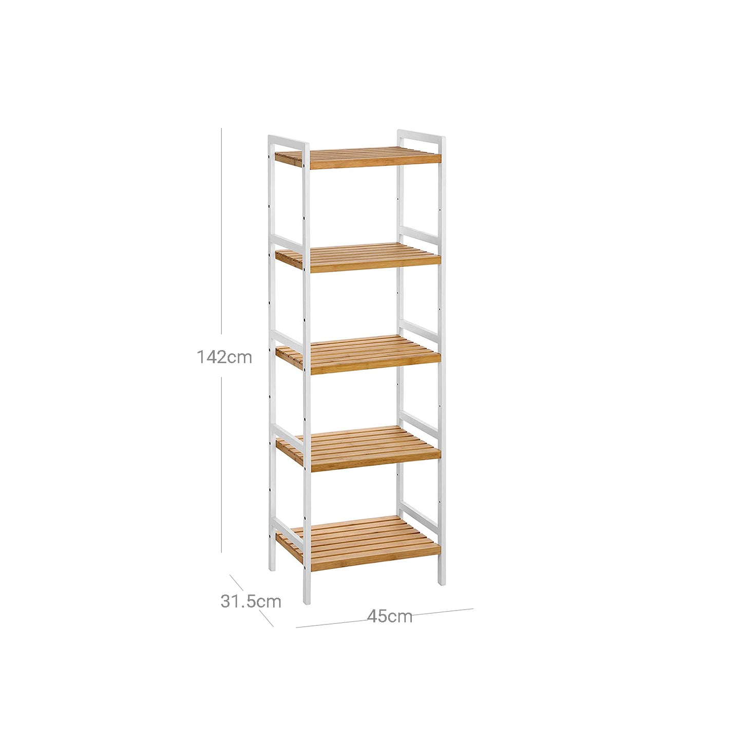 5 tier storage rack