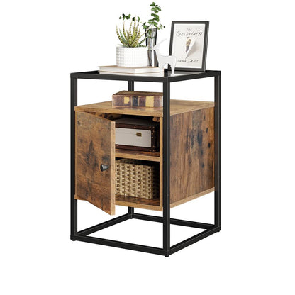 Side table with cupboard