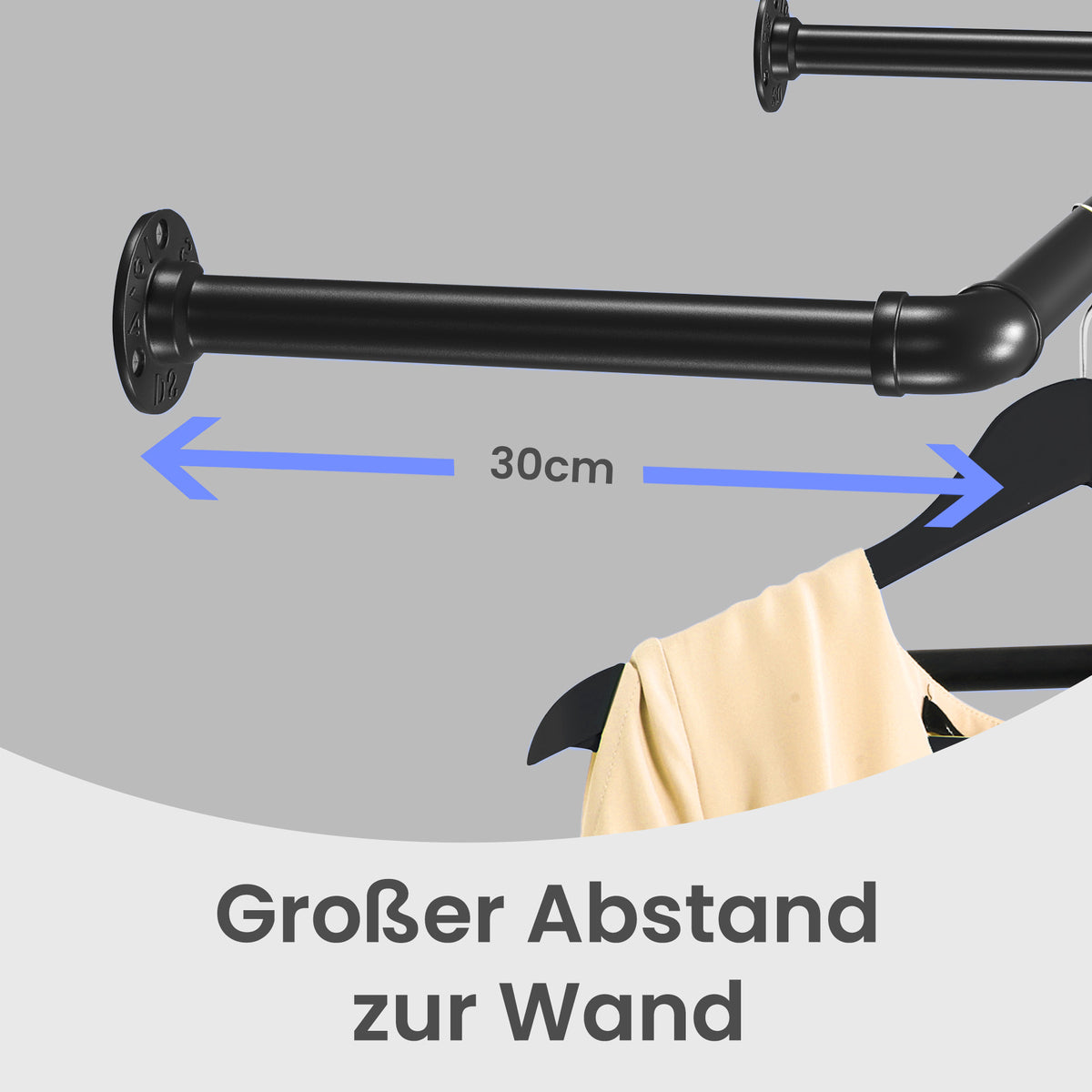 Leander – Schwarz – 2 Stück – Detailansicht 1