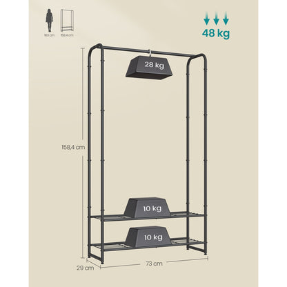 Enno – Mattschwarz – 73 cm – Maße