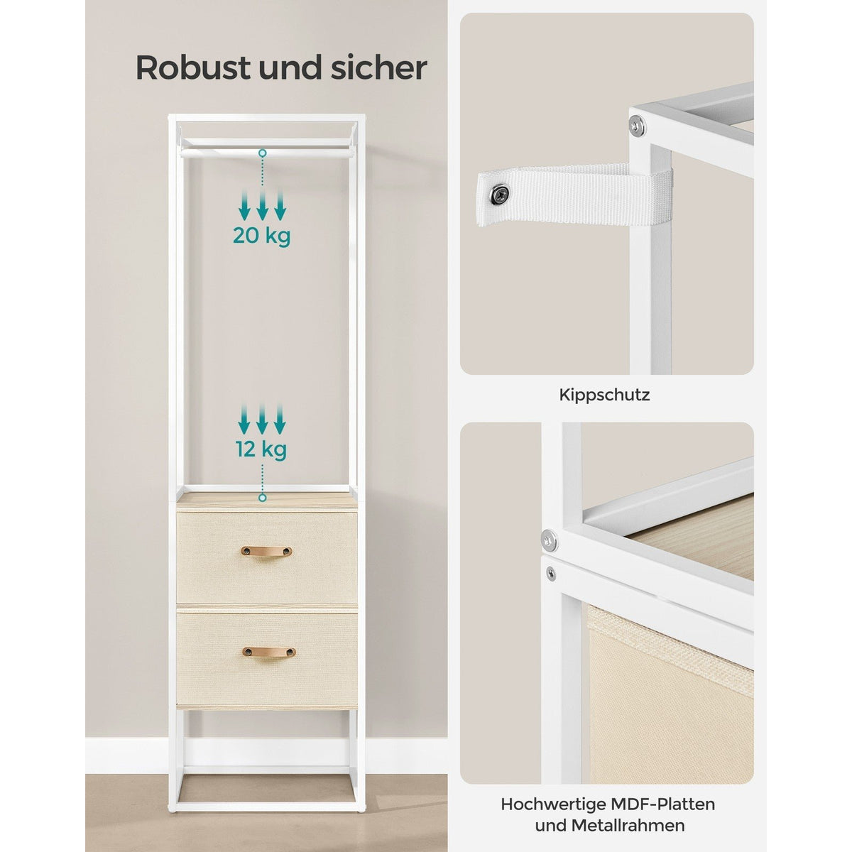 Arvid – Naturbeige – Detailansicht 2