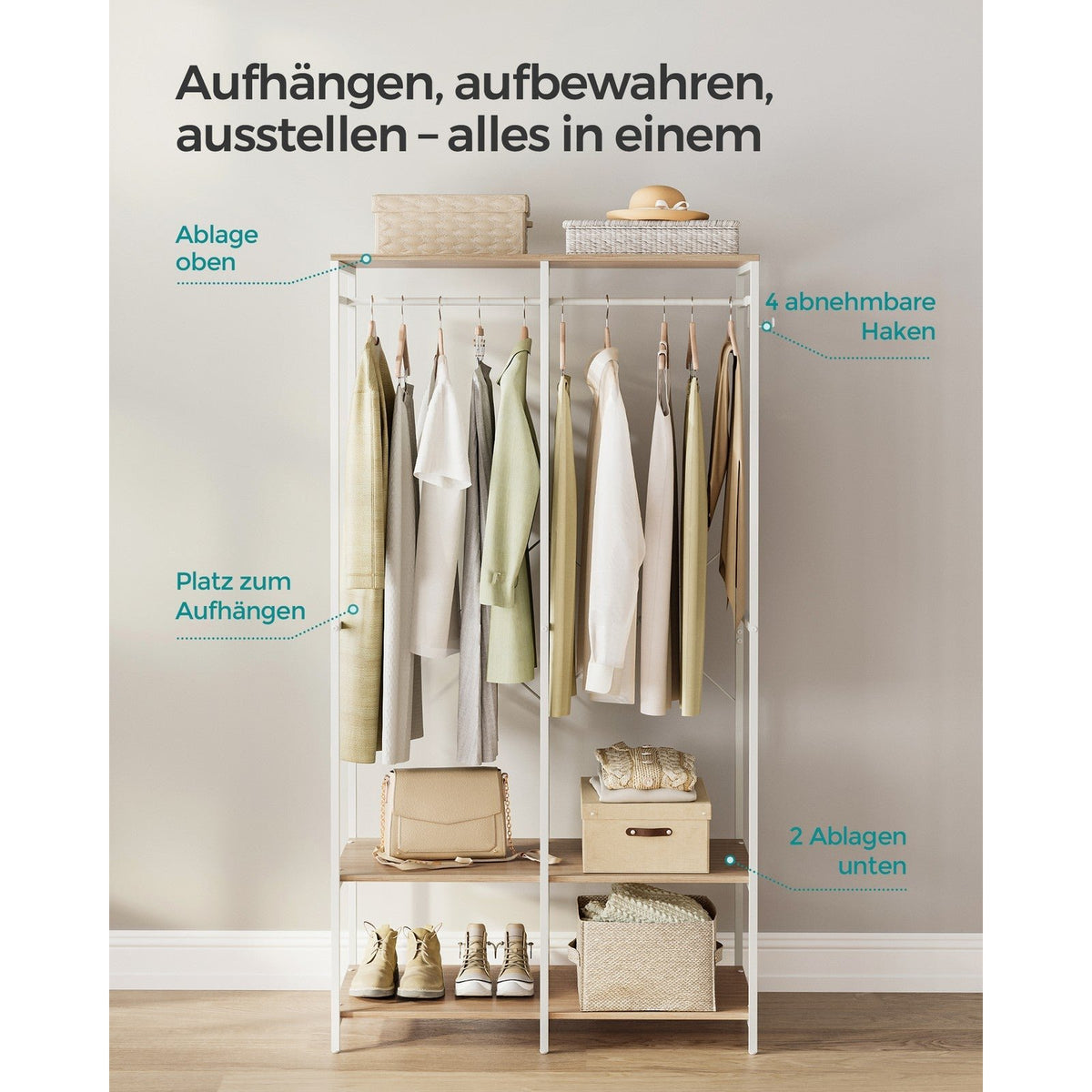 Rasmus – Naturbeige – 94,5 cm – Detailansicht 2