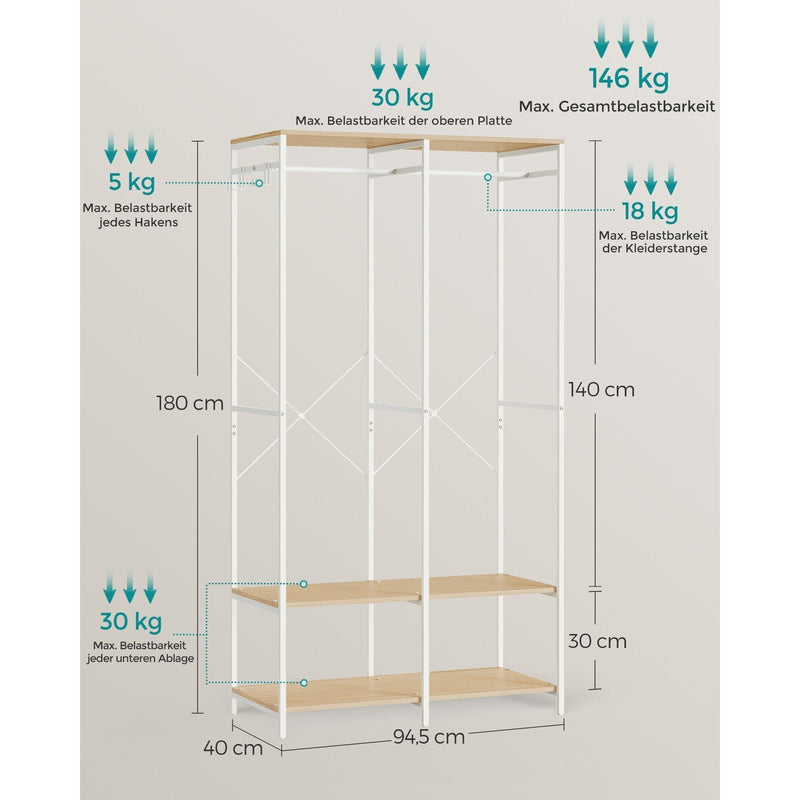 Rasmus – Naturbeige – 94,5 cm – Maße
