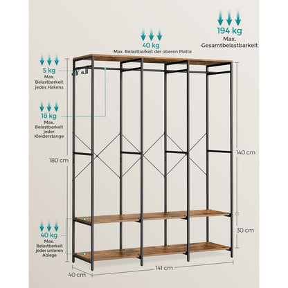 Rasmus – Vintagebraun – 141 cm – Maße