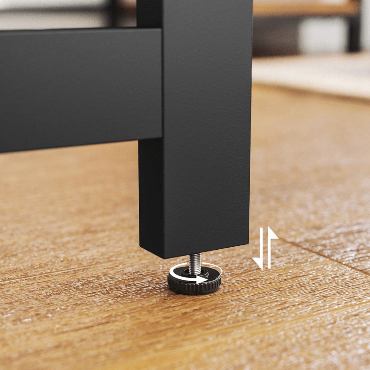 Eckschreibtisch 138 × 138 cm – Arno – mit Ablagen im Industrie - Design - nestful