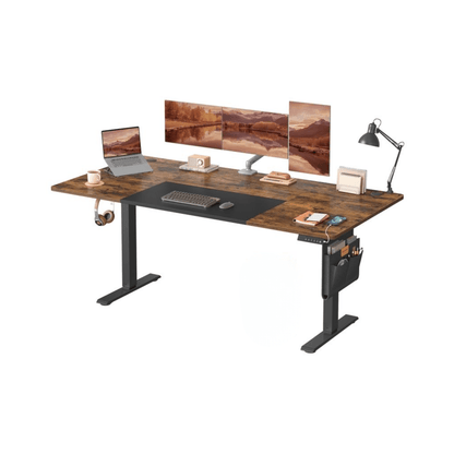 Elektrisch höhenverstellbarer Schreibtisch – Nilo – mit Memory & Kabelmanagement - nestful