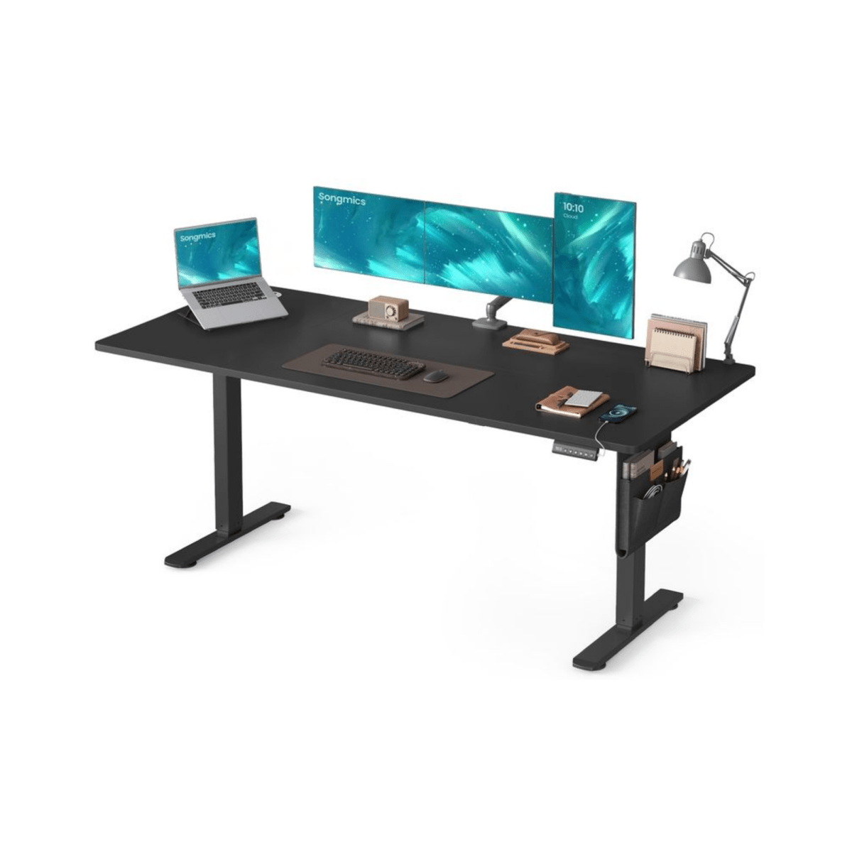 Elektrisch höhenverstellbarer Schreibtisch – Nilo – mit Memory & Kabelmanagement - nestful