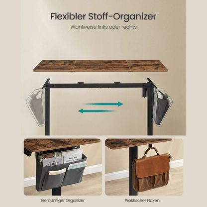 Elektrisch höhenverstellbarer Schreibtisch – Nilo – mit Memory & Kabelmanagement - nestful