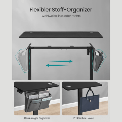 Elektrisch höhenverstellbarer Schreibtisch – Nilo – mit Memory & Kabelmanagement - nestful