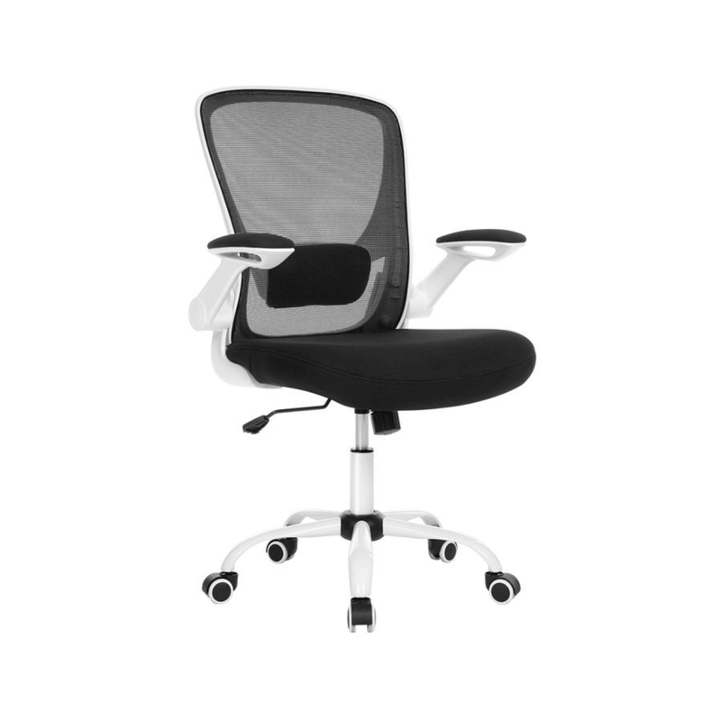 Ergonomischer Bürostuhl – Vero – mit klappbaren Armlehnen & Netzrücken - nestful