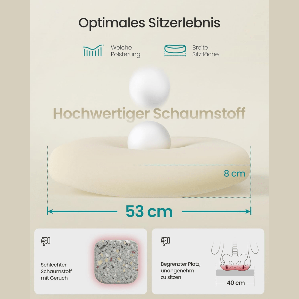 Ergonomischer Bürostuhl – Vero – mit klappbaren Armlehnen & Netzrücken - nestful