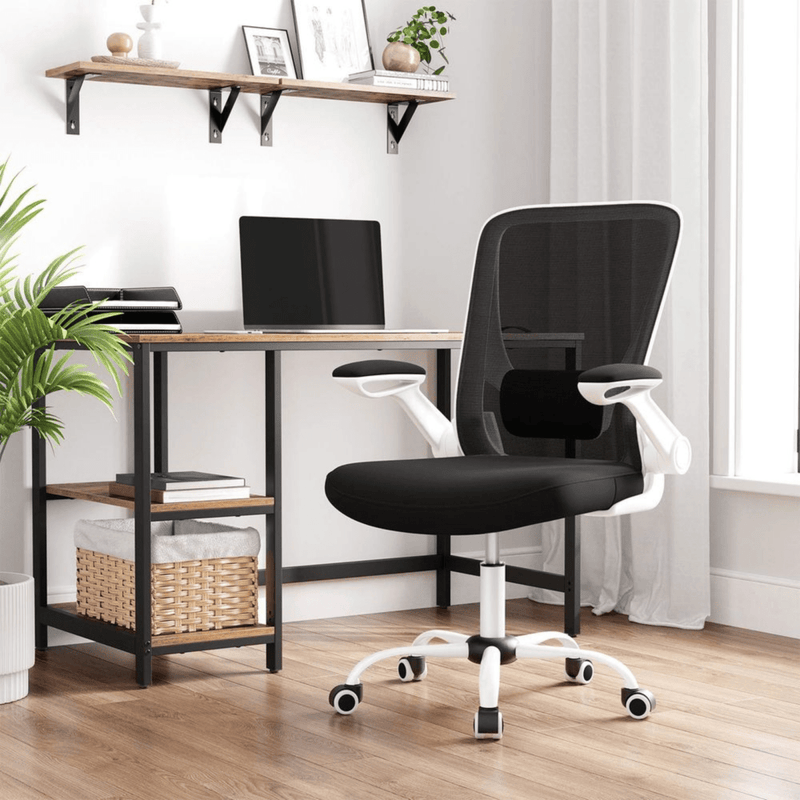 Ergonomischer Bürostuhl – Vero – mit klappbaren Armlehnen & Netzrücken - nestful