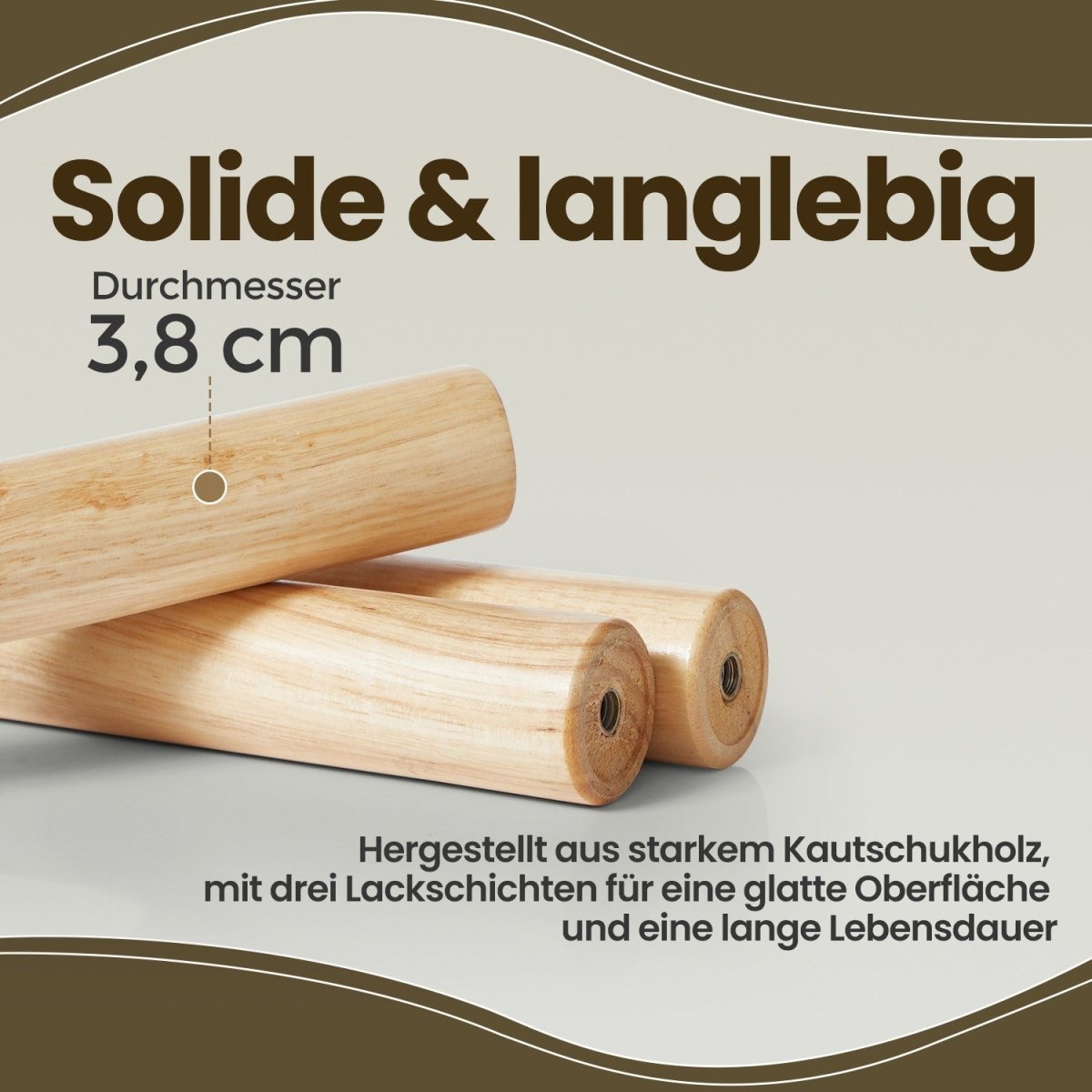 Garderobenständer – Arian – in Baumform aus Massivholz - nestful