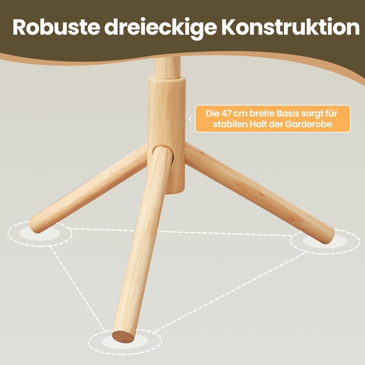 Garderobenständer – Arian – in Baumform aus Massivholz - nestful
