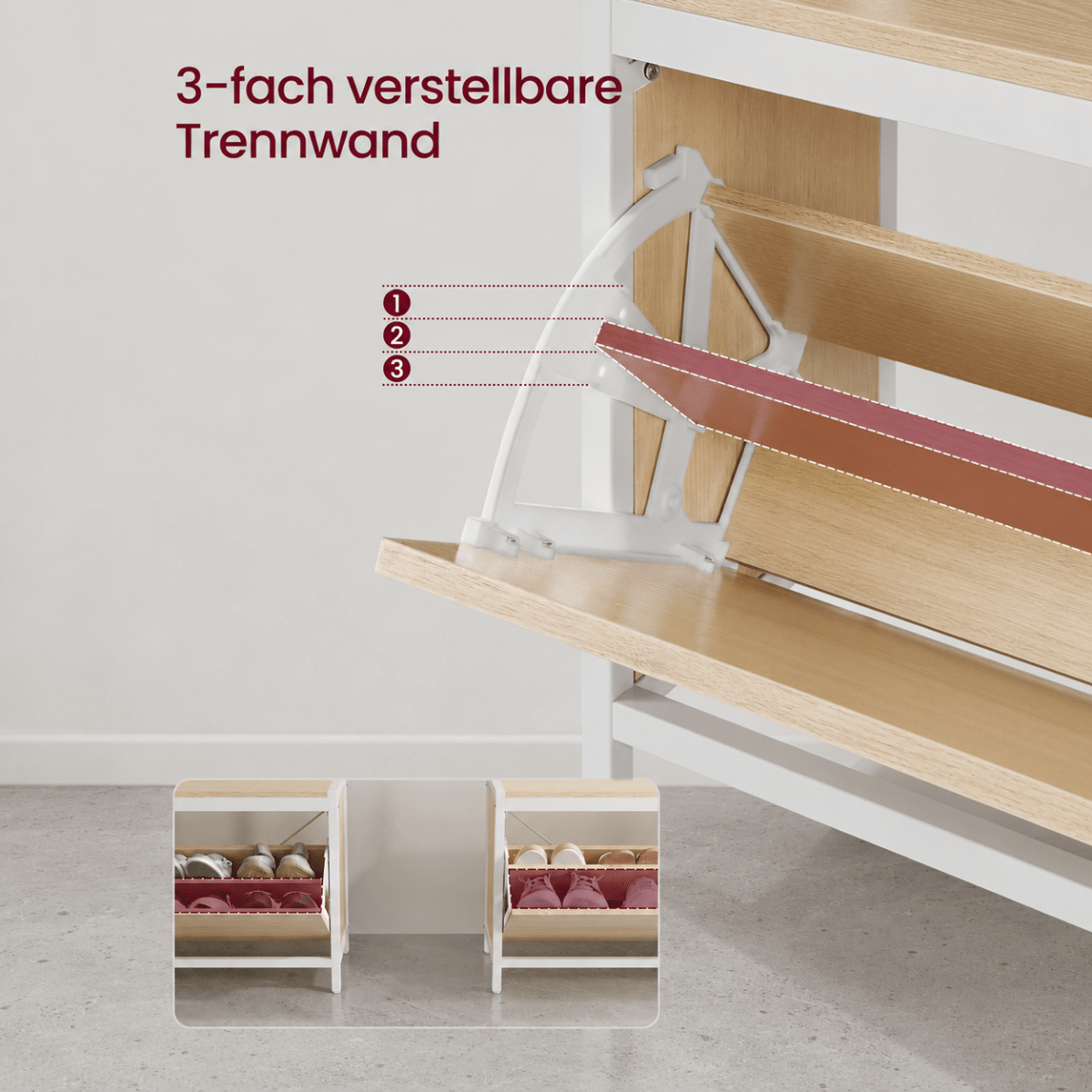 Garderobenständer – Emil – mit Schuhschrank & Sitzbank - nestful