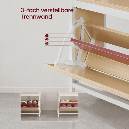 Garderobenständer – Emil – mit Schuhschrank & Sitzbank - nestful