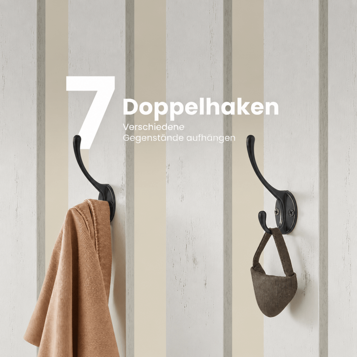 Garderobenständer – Jasper – mit Sitzbank & oberer Ablage - nestful
