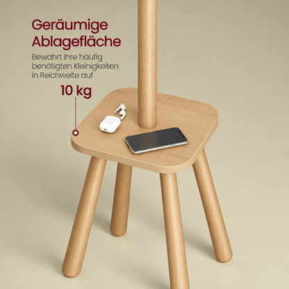 Garderobenständer – Jonte – mit 8 Haken & Ablage - nestful