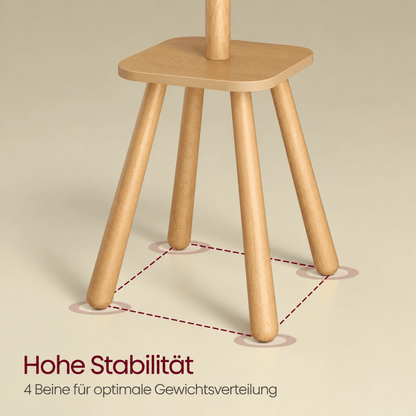Garderobenständer – Jonte – mit 8 Haken & Ablage - nestful