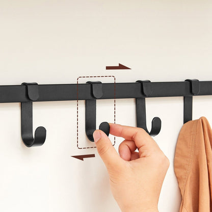 Garderobenständer – Lennart – für die Wand mit Ablage & 5 Haken - nestful