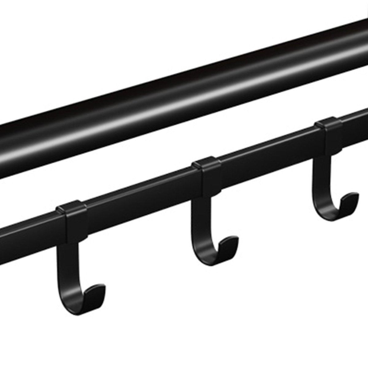 Garderobenständer – Lennart – für die Wand mit Ablage & 5 Haken - nestful