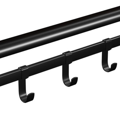 Garderobenständer – Lennart – für die Wand mit Ablage & 5 Haken - nestful