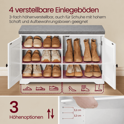 Garderobenständer – Malte – als Set mit Schuhbank & Wandspiegel - nestful