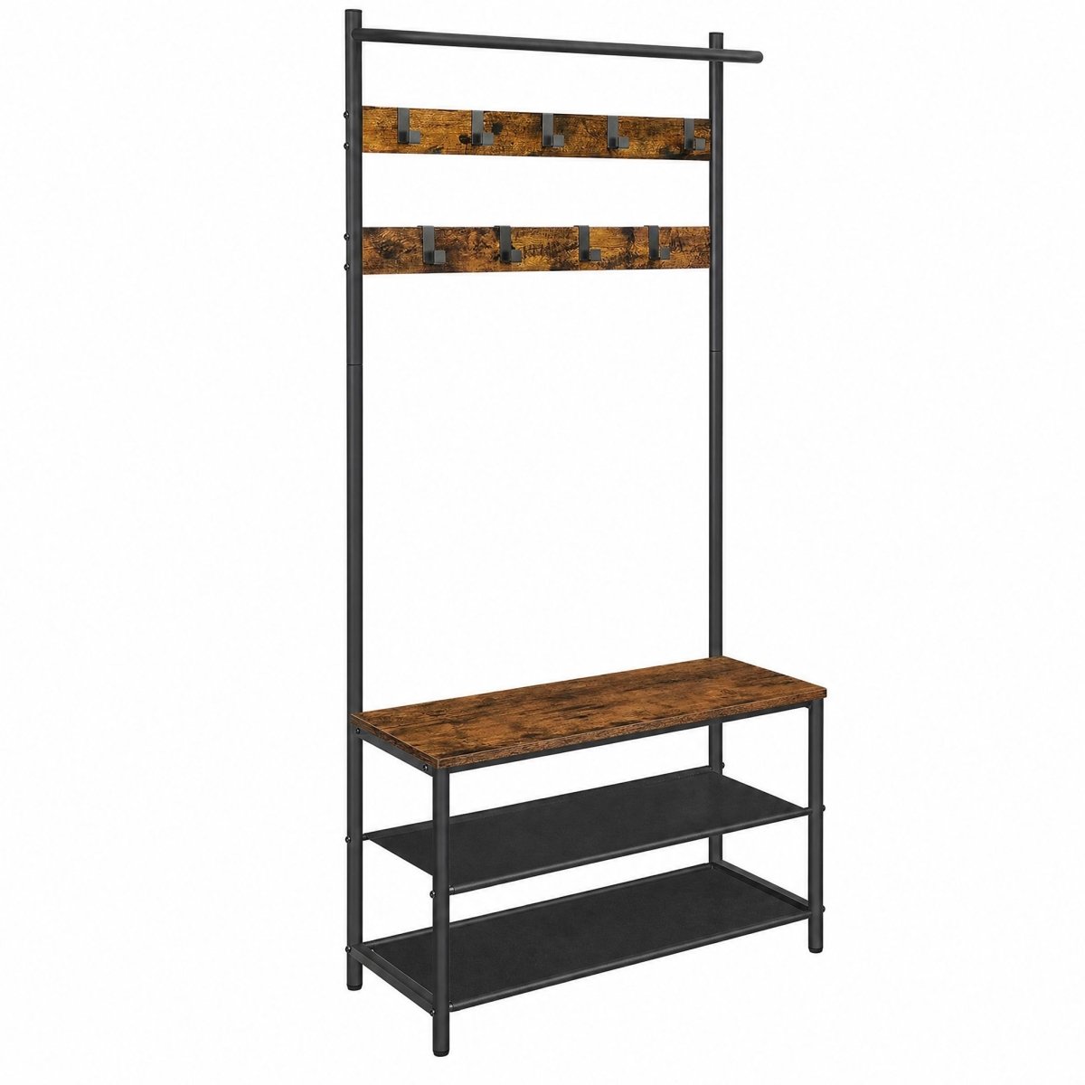 Garderobenständer – Mats – mit Schuhbank – 64 oder 84 cm - nestful