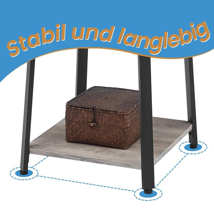 Garderobenständer – Silas – mit vier Ablagen & Doppelhaken - nestful