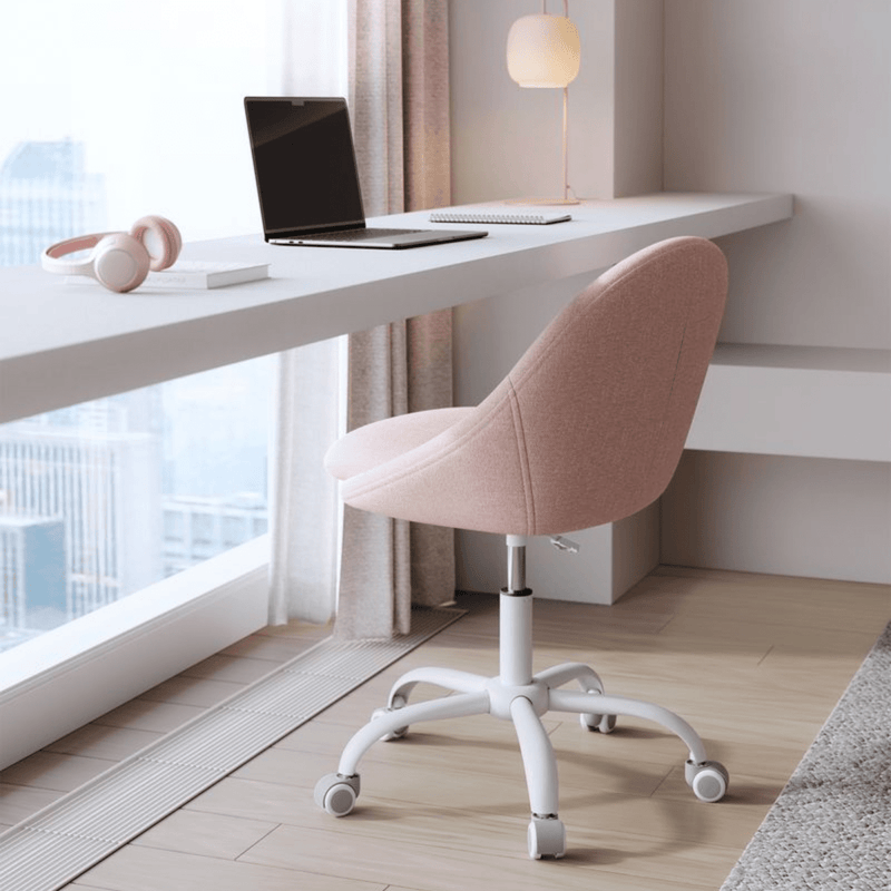 Homeoffice Bürostuhl – Elara – höhenverstellbar aus Stoff oder Samt - nestful