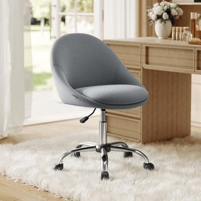 Homeoffice Bürostuhl – Elara – höhenverstellbar aus Stoff oder Samt - nestful