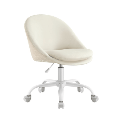 Homeoffice Bürostuhl – Elara – höhenverstellbar aus Stoff oder Samt - nestful