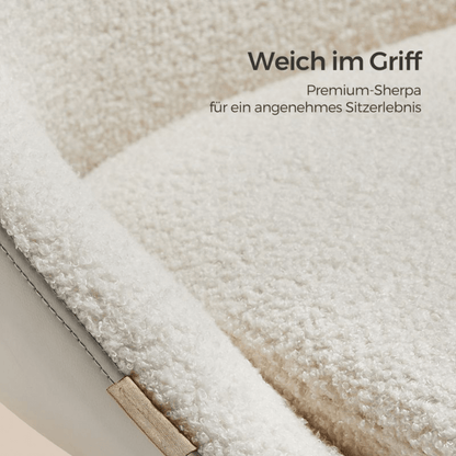 Homeoffice Bürostuhl – Elara – höhenverstellbar aus Stoff oder Samt - nestful