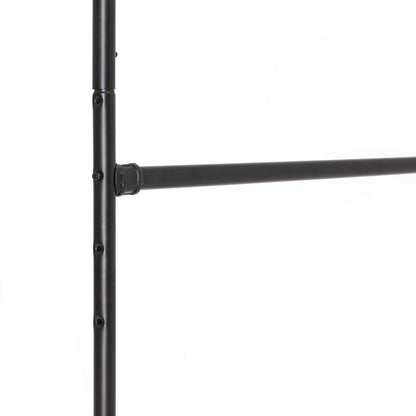 Industriestil Kleiderständer 110kg – Noah - Wasserrohr - Optik mit Rollen - nestful