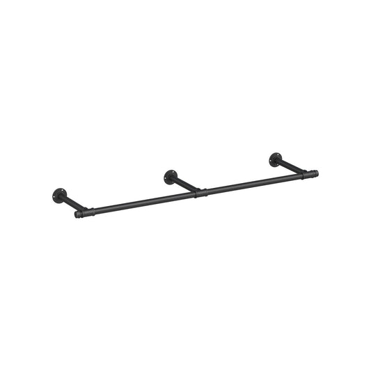 Kleiderstange für die Wand 70kg – Sam - Industriestil, Wasserrohr - Optik - nestful