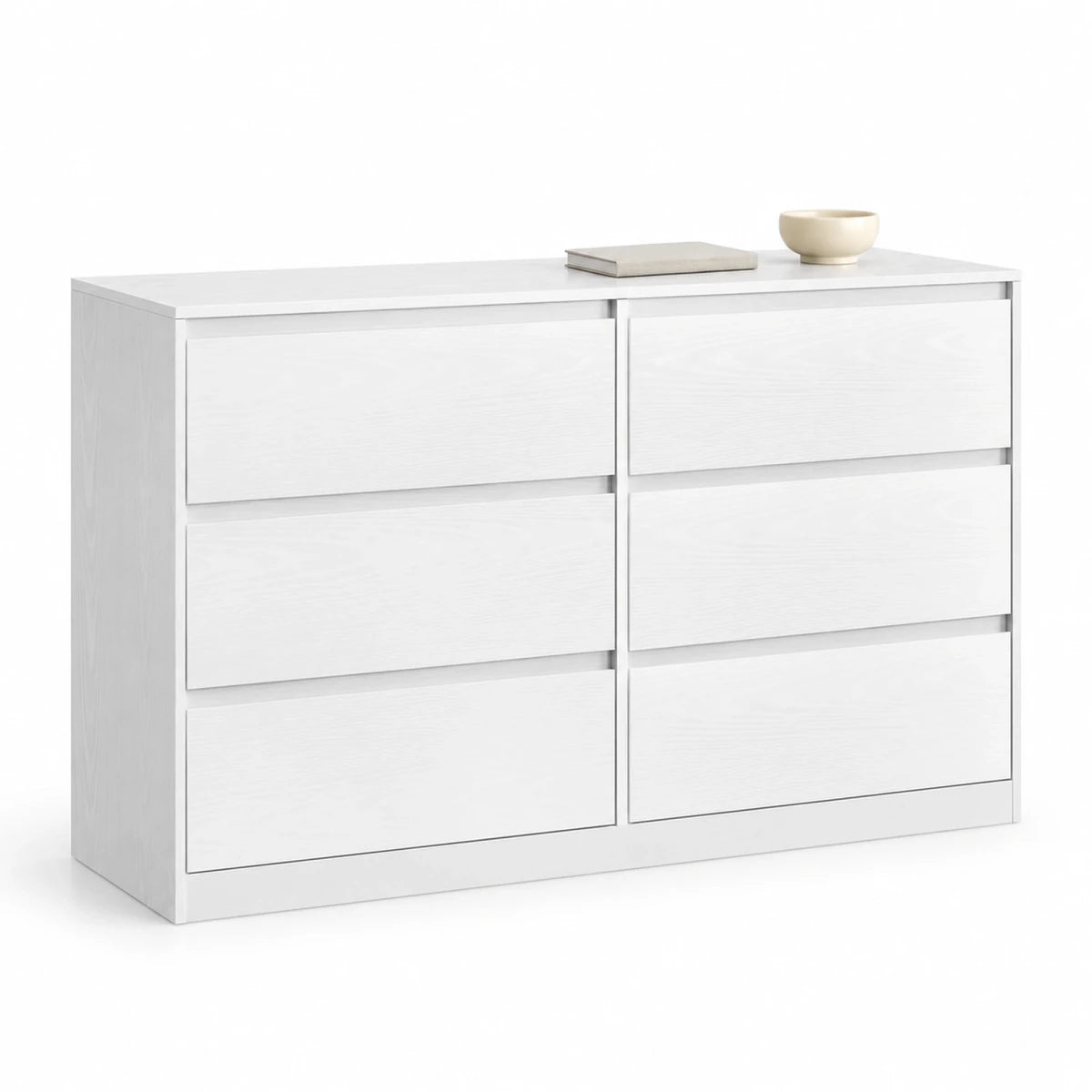 Kommode 119,4 cm – Levin – mit 6 Schubladen - nestful
